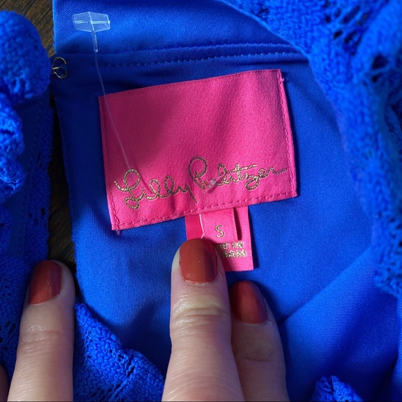 💙 LILLY PULITZER ROYAL BLUE LOOSE FIT CORNELIA DRESS! - Picture 8 of 12